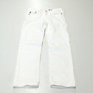 Ag Adriano Goldschmied White Size 26R "The Capri" Denim Pants